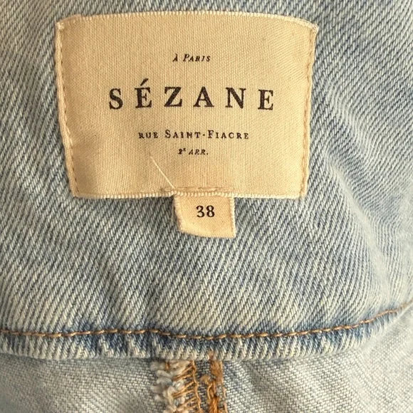 Sezane Light Blue Women Jeans - Picture 2 of 2